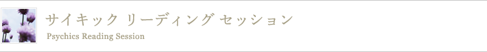 サイキック リーディング セッション